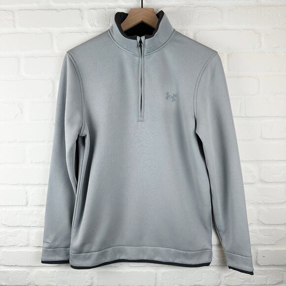 Under Armour Other - Under Armour Storm SweaterFleece Half Zip pull over Fleece Gray Size Small